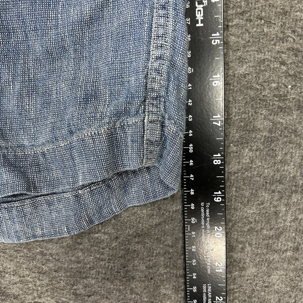 RRL Double RL Shorts Mens 30 Blue 100% Linen 8" inseam - Picture 2 of 13